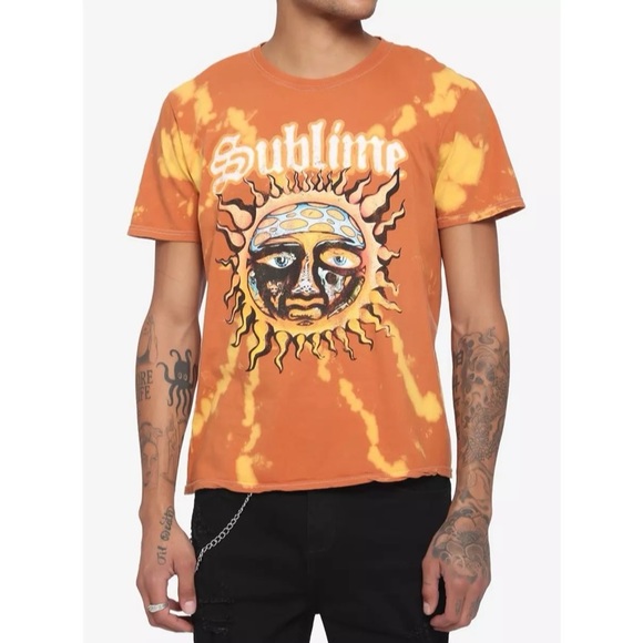 Sublime Sun Bleach Tie Dye Band T-Shirt Large Unisex Men’s - Picture 2 of 6